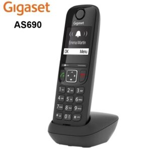 TELÉFONO INALÁMBRICO GIGASET AS690 ECO DECT NEGRO