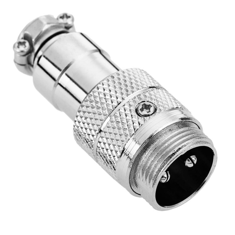 CONECTOR GX16 2P MACHO AEREO