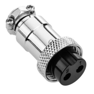 CONECTOR GX16 2P HEMBRA AEREA
