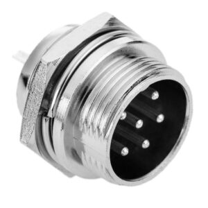 CONECTOR GX16 6P MACHO CHASIS