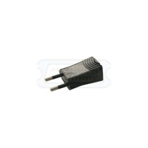 CONECTOR EUROPLUG MACHO Ø4MM. 10A NEGRO