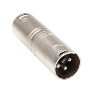 ADAPTADOR XLR 3P MACHO - MACHO