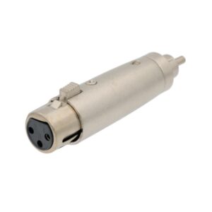 ADAPTADOR XLR 3P HEMBRA - RCA MACHO