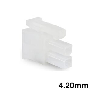 CONECTOR MINI POWER 2C HEMBRA AÉREO 4.20mm NATURAL
