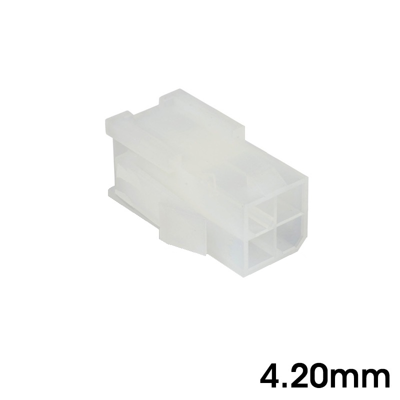CONECTOR MINI POWER 4C MACHO AÉREO 4.20mm NATURAL
