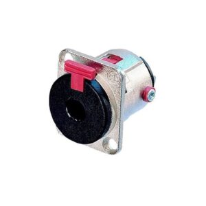 CONECTOR JACK 6.35mm HEMBRA ESTÉREO CHASIS NEUTRIK NÍQUEL/PLATA