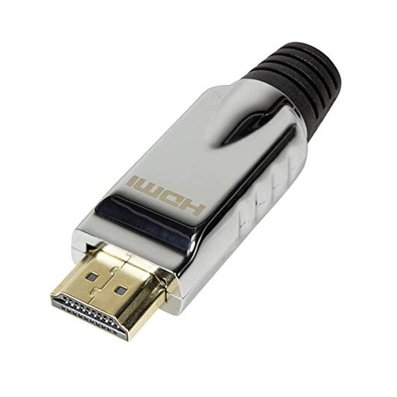CONECTOR HDMI TIPO-A 19P MACHO AÉREO METÁLICO SOLDAR
