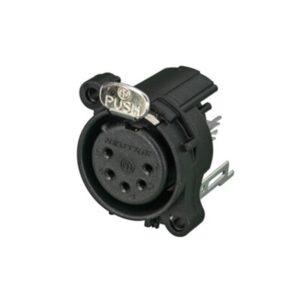 CONECTOR XLR 5P HEMBRA CHASIS A NEUTRIK PCB VERTICAL