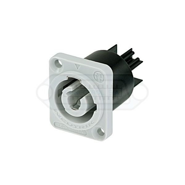 CONECTOR POWERCON 3P 20A MACHO CHASIS GRÍS NEUTRIK