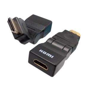 ADAPTADOR HDMI MACHO - HEMBRA ROTACION 270º