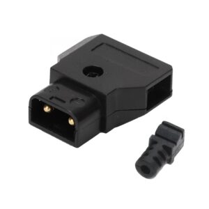 CONECTOR D-TAP 2P MACHO AÉREO (ALTA POTENCIA) NEGRO