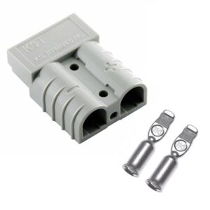 CONECTOR MODULAR DE POTENCIA 2 VIAS PINES 50A 600V GRIS