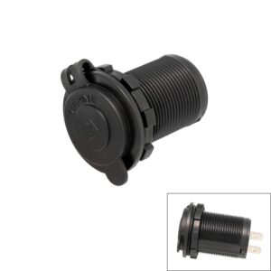 BASE MECHERO AUTO HEMBRA CON TAPA PANEL ROSCA Ø28.5mm