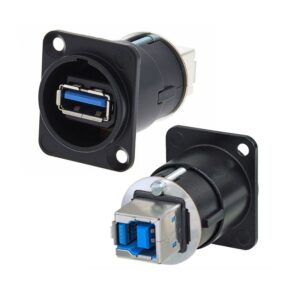 ADAPTADOR USB 3.0 REVERSIBLE (TIPO A Y B) NEUTRIK NEGRO