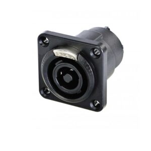CONECTOR SPEAKON 4P HEMBRA CHASIS G METAL NEGRO NEUTRIK