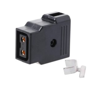 CONECTOR D-TAP 2P HEMBRA AÉREO (ALTA POTENCIA) NEGRO