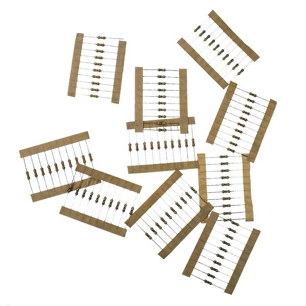 JUEGO DE RESISTENCIAS 1/4W 5% (SERIE E12) 610U. - Imagen 3