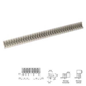 CLEMA ENCHUFABLE 36 PINES MACHO 5mm/1.5mm²  PCB