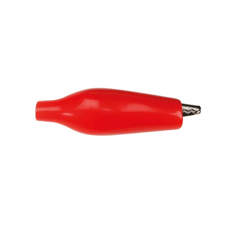 PINZA COCODRILO AISLADA 27mm ROJO