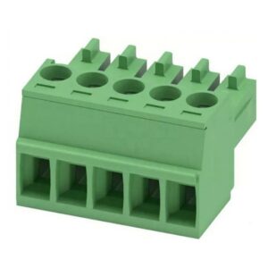 CLEMA ENCHUFABLE 3.5mm HEMBRA 5 VÍAS RECTO A TORNILLO