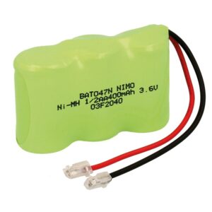 PACK DE BATERÍAS Ni-MH 3.6V 400mAh (1/2AA x3) 2 HILOS