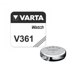 PILA BOTÓN VARTA V361 ÓXIDO DE PLATA 1.55V PACK 1U