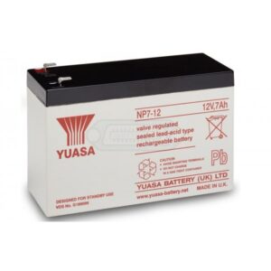BATERÍA PLOMO AGM YUASA 12V 7Ah