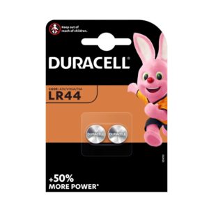 PILA BOTÓN DURACELL LR44 ALCALINA 1.5V PACK 2U