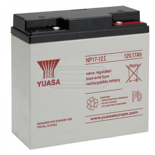 BATERÍA PLOMO AGM YUASA 12V 17Ah