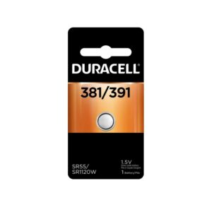 PILA BOTÓN DURACELL 391/381 OXIDO DE PLATA 1.5V PACK 1U