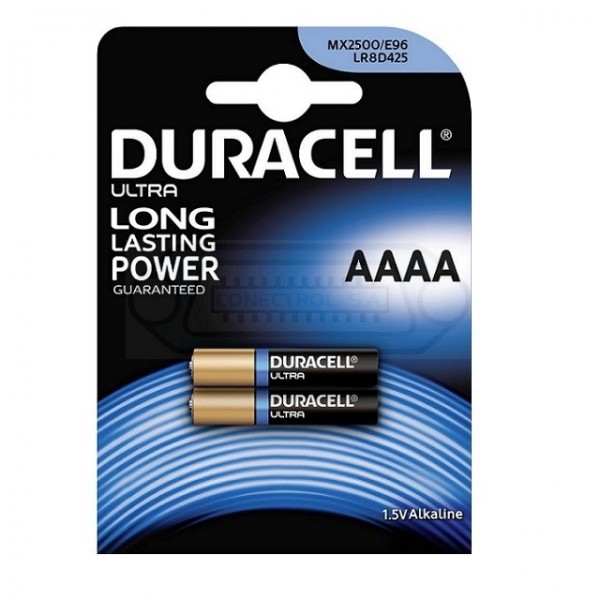PILA ESPECIAL DURACELL AAAA ALCALINA 1.5V PACK 2U
