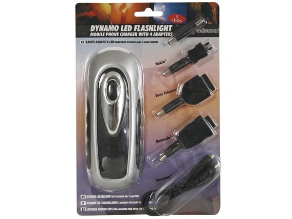 LINTERNA LED DINAMO/CARGADOR MÓVILES - Imagen 3