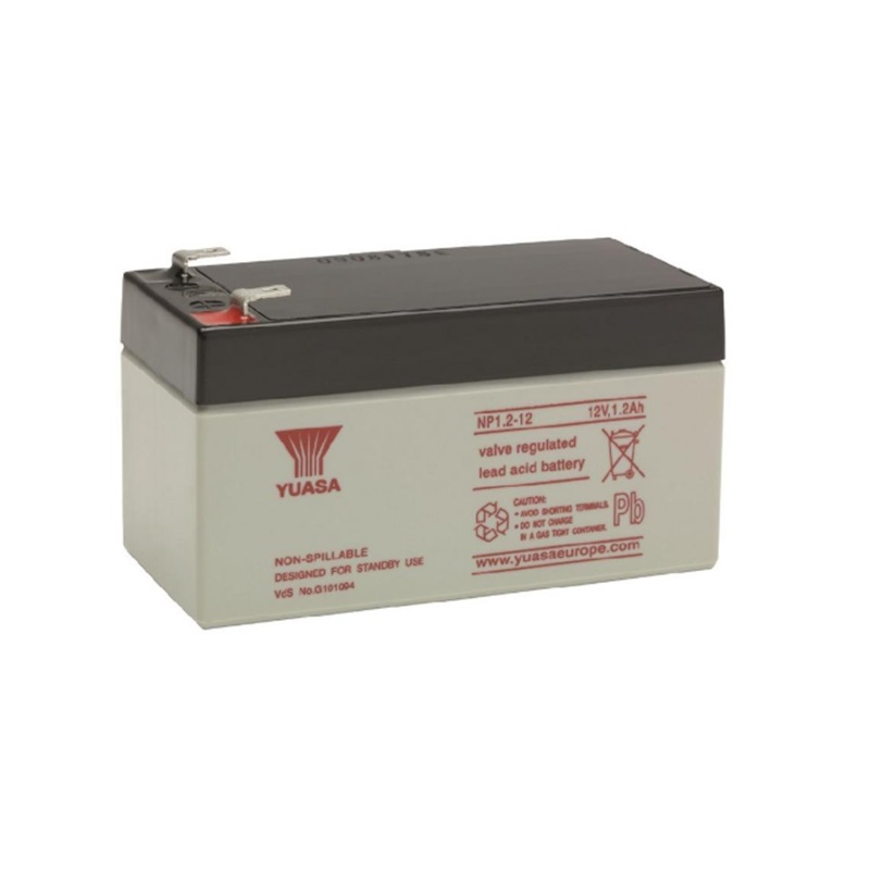 BATERÍA PLOMO AGM YUASA 12V 1.2Ah