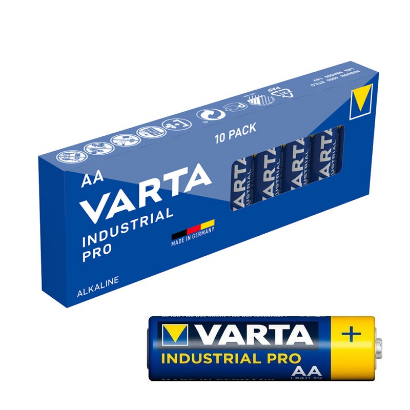 PILA VARTA 1.5V AA (LR6) INDUSTRIAL PRO CAJA 10U