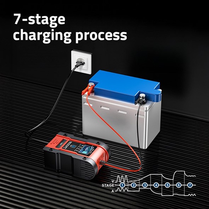 CARGADOR INTELIGENTE 12V/3A - 24V/6A BATERÍAS LITIO, PLOMO, LiFePO4 - Imagen 4