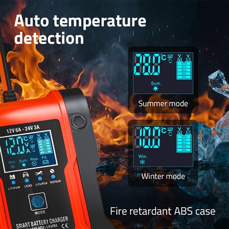 CARGADOR INTELIGENTE 12V/3A - 24V/6A BATERÍAS LITIO, PLOMO, LiFePO4 - Imagen 5