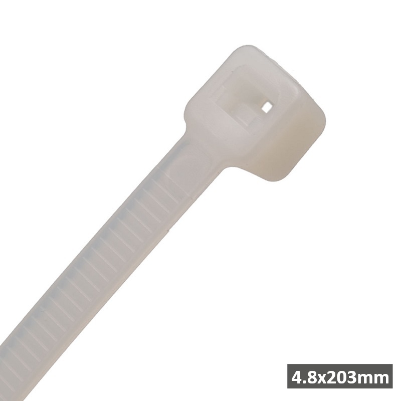 BRIDA DE NYLON 4.8x203mm (PA66) NATURAL