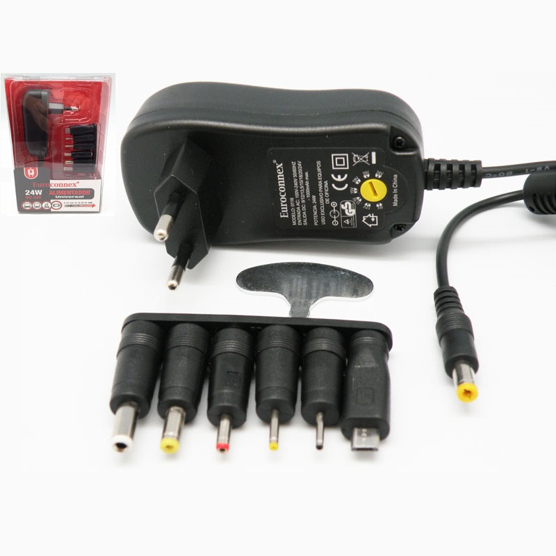 ALIMENTADOR REGULABLE EUROCONNEX 9-24VCC 24W