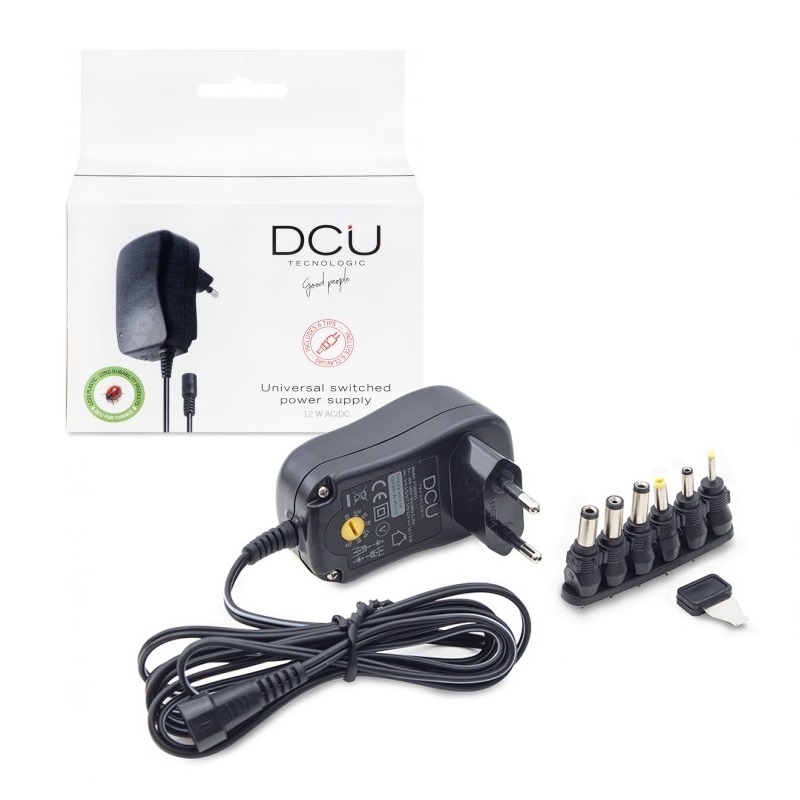 ALIMENTADOR UNIVERSAL 12W DCU REGULABLE 3-12VCC 1A