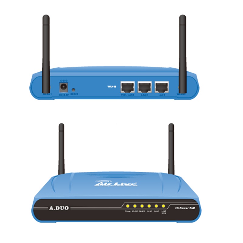 ROUTER AP WIRELESS AIRLIVE PoE DUAL BAND B/G - Imagen 3