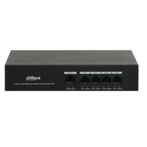 SWITCH ETHERNET 5P (4POE) 10/100MBPS DAHUA ESCRITORIO