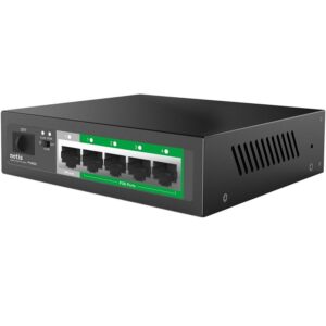SWITCH POE 6P GIGABIT (4 POE + UPLINK + SFP) STONET 802.3AF/AT 52W