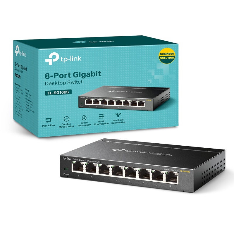 SWITCH TP-LINK 8P GIGABIT METAL DESKTOP
