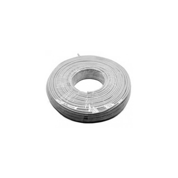 BOBINA CABLE U/UTP CAT6 AWG24 RÍGIDO GRIS 100m