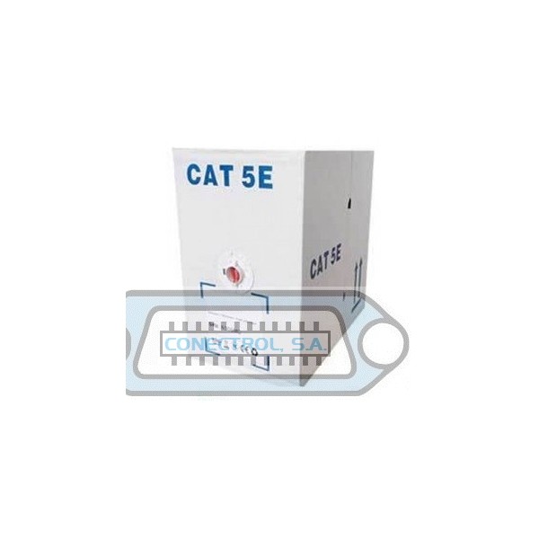 BOBINA CABLE U/UTP CAT5e RÍGIDO GRIS 305m