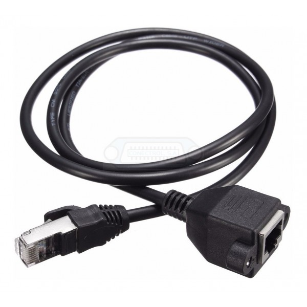 CABLE EXTENSOR F-UTP CAT6 M- H CON TORNILLO 0.5M