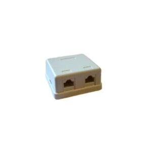 ROSETA SUPERFICIE 2 RJ45 CAT5E