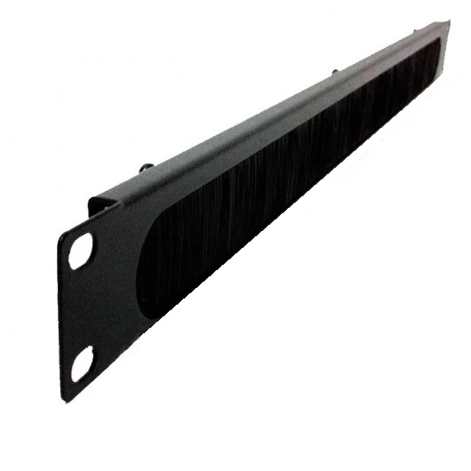 PANEL PASACABLES 19" 1U CON CEPILLO ABIERTO