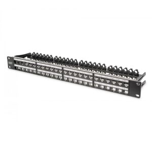 PATCH PANEL 19" VACÍO 1U 48P DIGITUS MÓDULO KEYSTONE