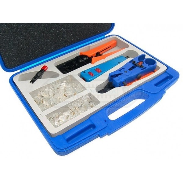 MALETÍN DE HERRAMIENTAS PARA REDES RJ45/RJ11